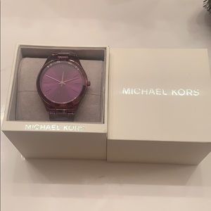 Purple Michael Kors watch
